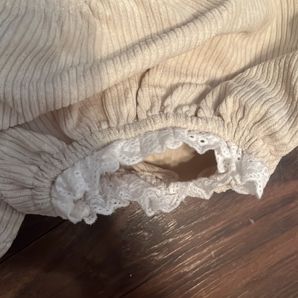 Women’s, beige, corset crop top - Picture 2 of 6